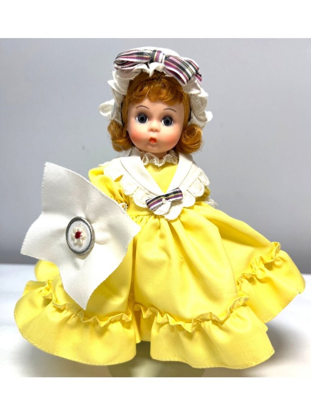 Madame Alexander Curly Locks Miniature Showcase Doll In Box With Yellow Dress &